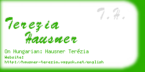 terezia hausner business card